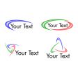 Swoosh logo designs vector image