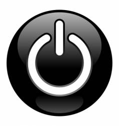 Power button vector image