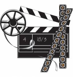 Filmmaker set vector image