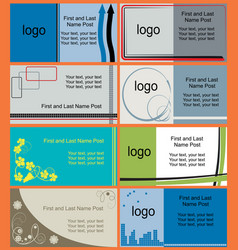 Cards vector image