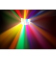 Disco lights vector image