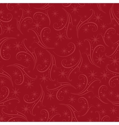Romantic christmas seamless background vector image