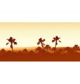 Landscape background vector image