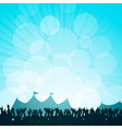 Festival and crowd vector image