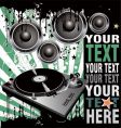 Turntable vector image