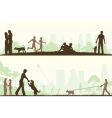 City park designs vector image
