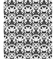 White seamless pattern silhouette vector image