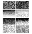 Graphical expressive hand-painted textures vector image