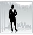 City people icon vector image