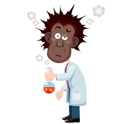 Scientist vector image