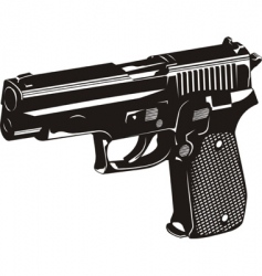 Gun vector image