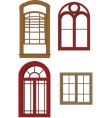 Traditional windows vector image