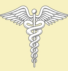 Medical Caduceus vector image