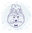 Husky best cook Husky best cook vector image