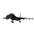 Military aircraft vector image