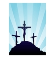 Jesus on the cross vector image