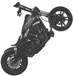 MOTORCYCLE vector image