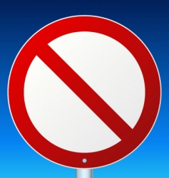 Road sign sky vector image