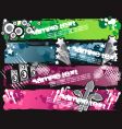 Grunge background vector image