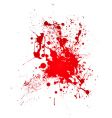Bloody splat vector image