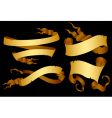 Set of ribbons vector image