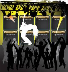 Party audience vector image