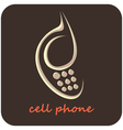 Cell phone vector image