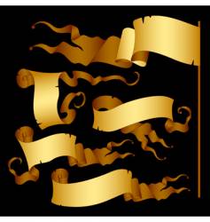 Set of ribbons vector image