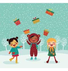 Gifts for Christmas vector image