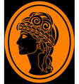 Greek woman vector image