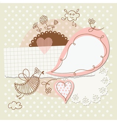 Scrap-booking elements vector image