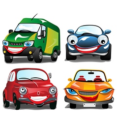 Smiling Car vector image