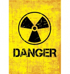 Danger backround vector image