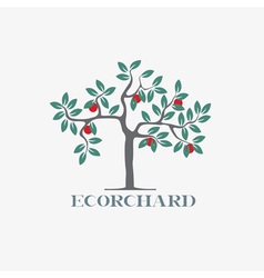 Apple tree vector image