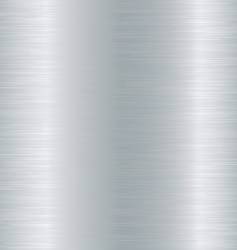 Brushed aluminium background vector image