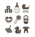 Baby elements vector image