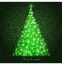 Christmas Tree vector image
