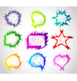 Speech bubble abstract vector image