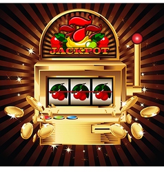 Slot machine vector image