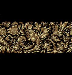 Ornate seamless border in eastern style Ornate seamless border in eastern style vector image