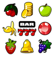 Slot set vector image