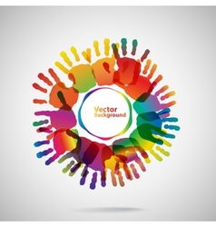 Hand Print icon vector image