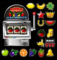 Slot machine vector image