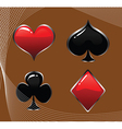 Card symbols Card symbols vector image
