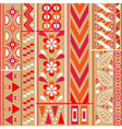 Tribal striped seamless pattern vector image