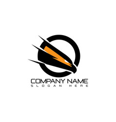 Eagle head logotype concept icon Eagle head logotype concept icon vector image