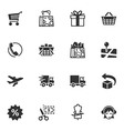 Shopping and E-commerce Icons - Set 1 vector image
