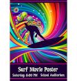 Rainbowsurfer vector image