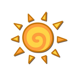 sun vector image