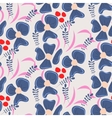 Romantic flower seamless pattern vector image